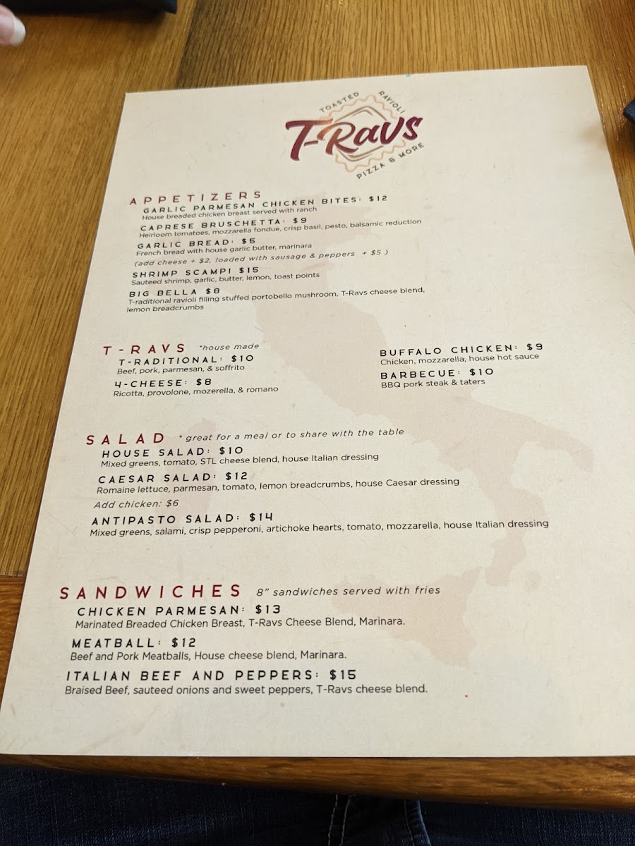 Menu T-Ravs Restaurant-7