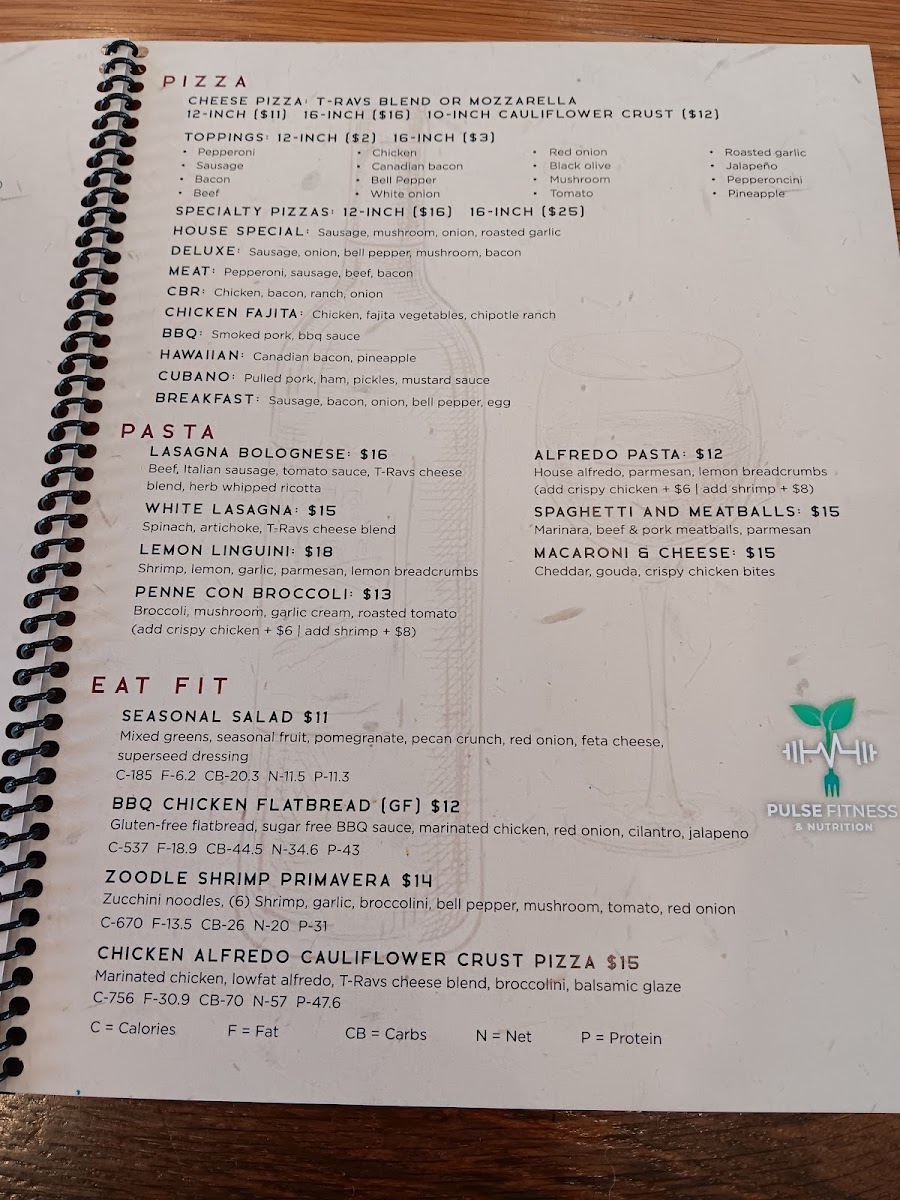 Menu T-Ravs Restaurant-8