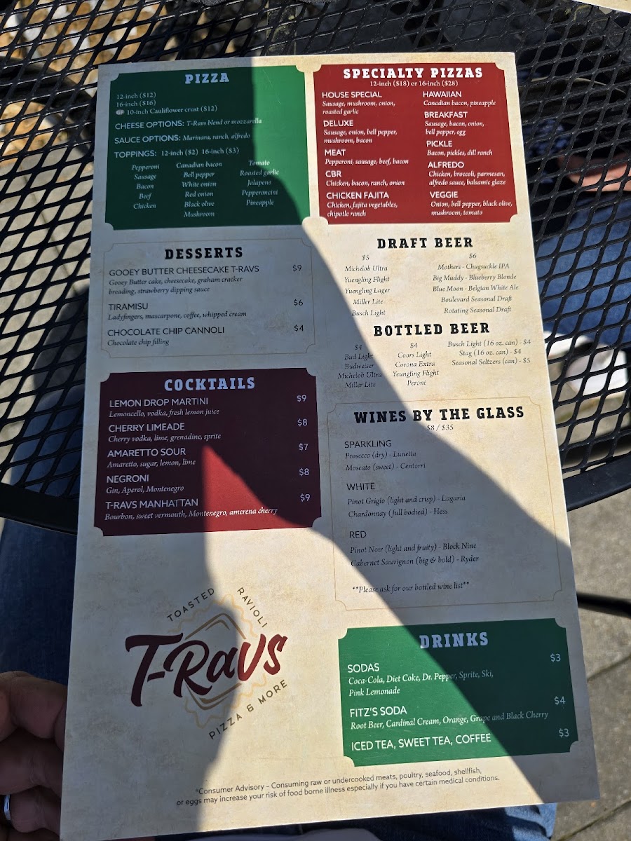Menu T-Ravs Restaurant-9